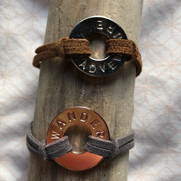 SET MyIntent Bracelets Custom Made Leather Boho - Picture 5 of 9